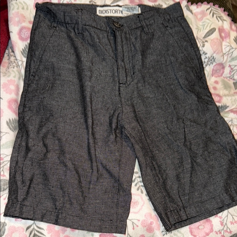 Distortion kid’s Black Shorts